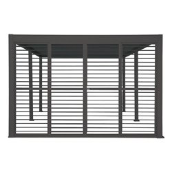 Sliding shutter set Laevora, 4 pcs, for 4 m side, graphite grey