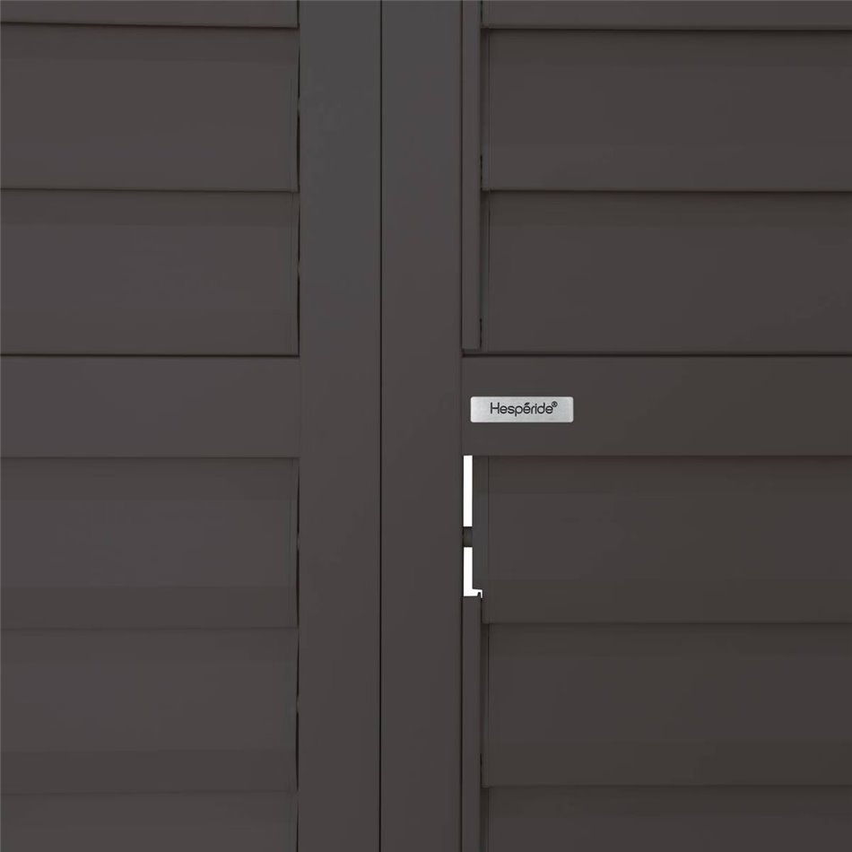Sliding shutter set Laevora, 4 pcs, for 4 m side, graphite grey