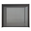 Textilene side blind for Laevora pergola, for 4 m side, graphite grey