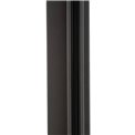 Textilene side blind for Laevora pergola, for 4 m side, graphite grey