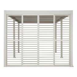 Sliding shutter set Laevora, 4 pcs, for 3 m side, beige