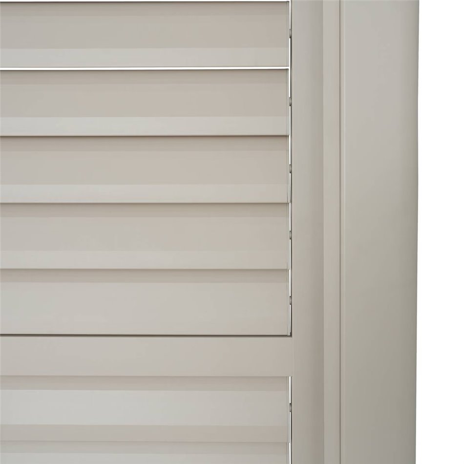 Sliding shutter set Laevora, 4 pcs, for 3 m side, beige