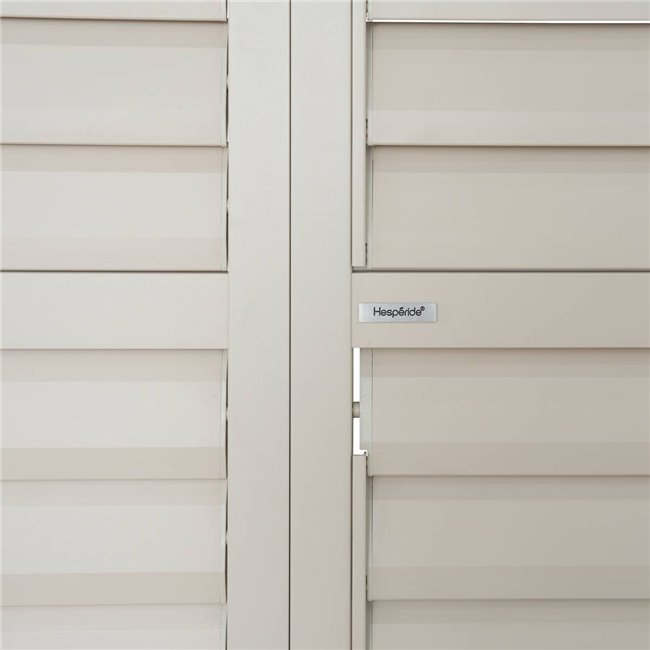 Sliding shutter set Laevora, 4 pcs, for 3 m side, beige