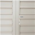 Sliding shutter set Laevora, 4 pcs, for 3 m side, beige