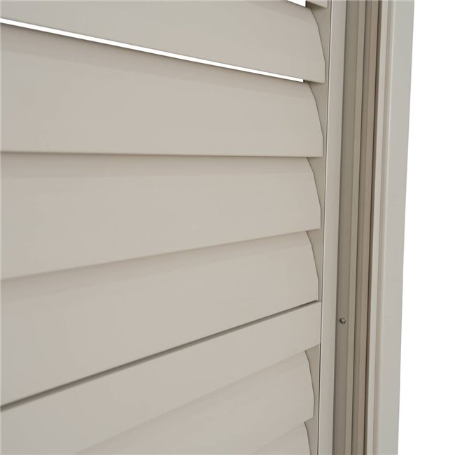 Sliding shutter set Laevora, 4 pcs, for 3 m side, beige