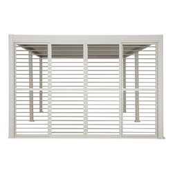 Sliding shutter set Laevora, 4 pcs, for 4 m side, beige