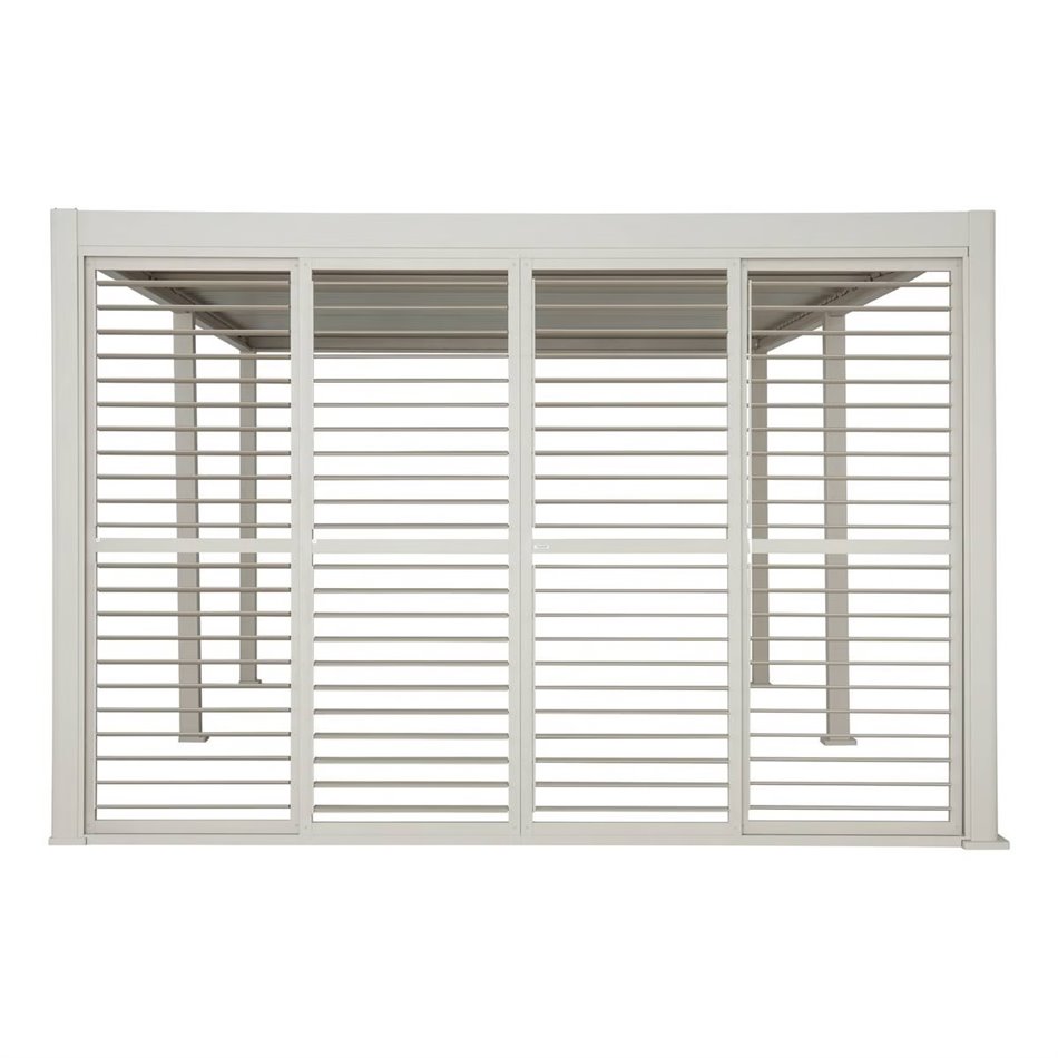 Sliding shutter set Laevora, 4 pcs, for 4 m side, beige
