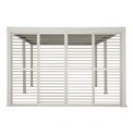 Sliding shutter set Laevora, 4 pcs, for 4 m side, beige