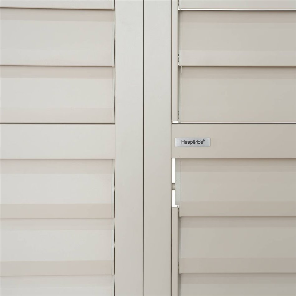 Sliding shutter set Laevora, 4 pcs, for 4 m side, beige
