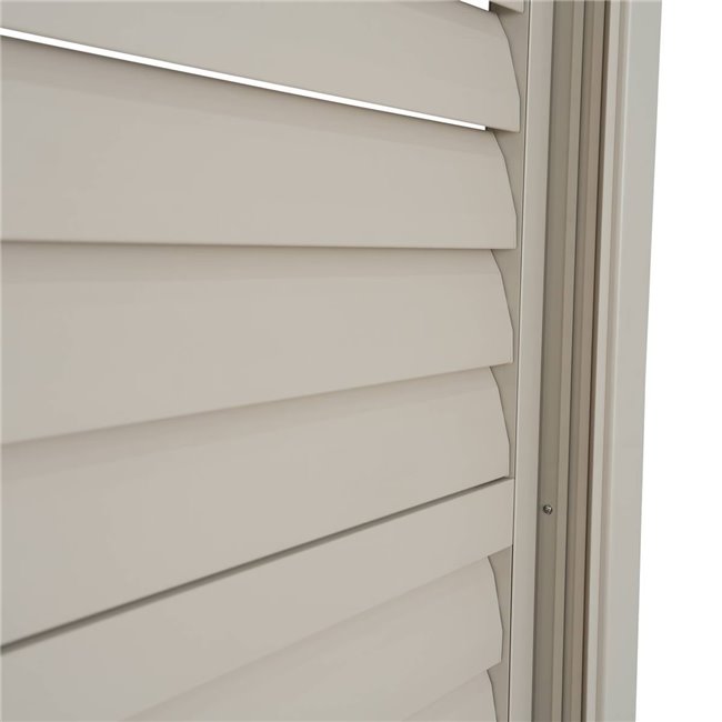 Sliding shutter set Laevora, 4 pcs, for 4 m side, beige