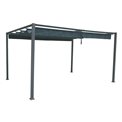 Roof for Lapalmeira 3x4 m pergola, graphite grey, polyester