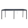 Garden canopy/pergola Lavila 6x3.5m, aluminium/steel, graphite color