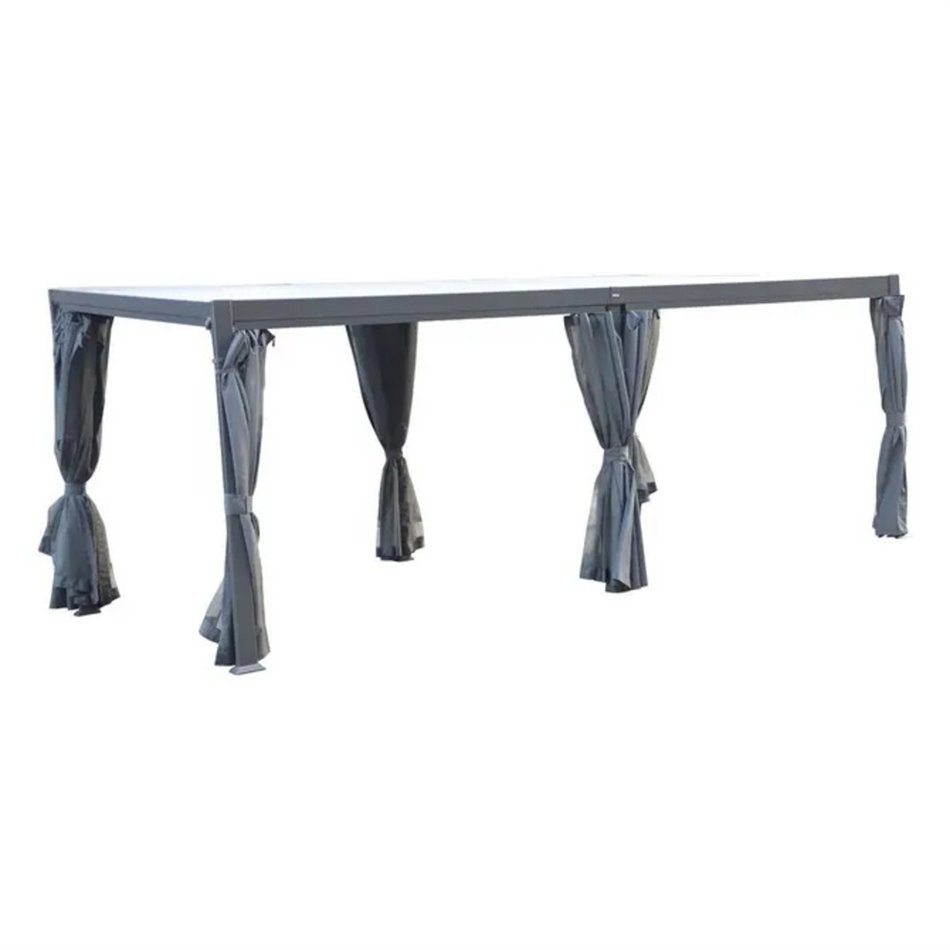 Garden canopy/pergola Lavila 6x3.5m, aluminium/steel, graphite color