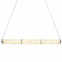 ZZZ Pendant lamp Adranno black, black/gold color, H8x105x8cm, LED 44W, 3000K, 1900lm