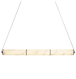 Подвесной светильник Adranno black, черный/золотой цвет, H8x105x8cm, LED 44W, 3000K, 1900lm