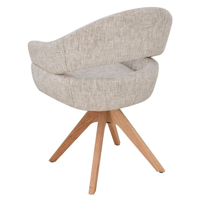Dinning chair Larri G1038-133, rotatable 180 degrees, H84x63x57cm, seat height 50cm