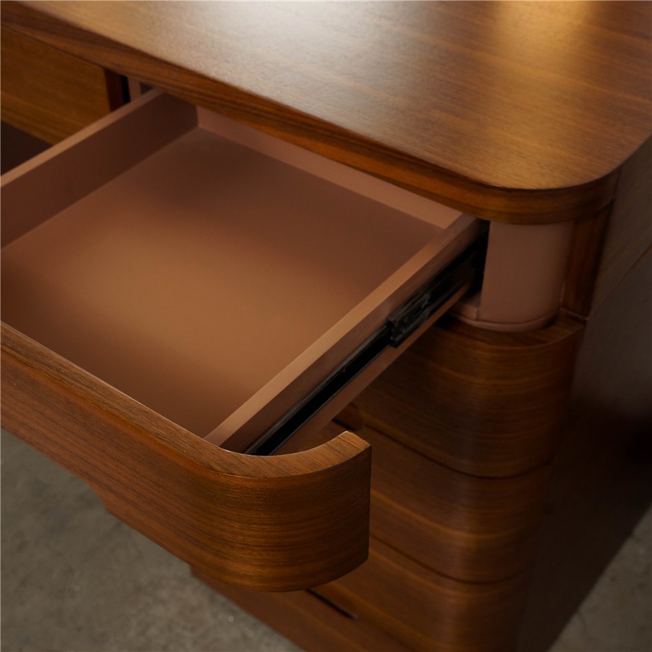 Dressing table with mirror Raiano 5, LED, H120x55x80cm