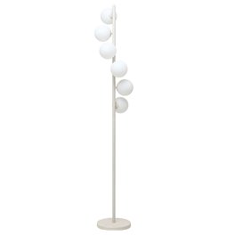 Торшер Scala Milky, белый/бежевый, H160x29x29cm, G9x6 9W(MAX)