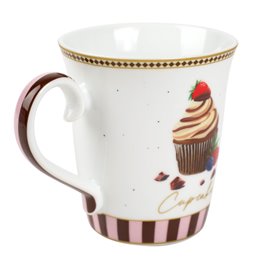 Фарфоровая кружка в подарочной коробке, 275ml, H9x11.5x8.5cm