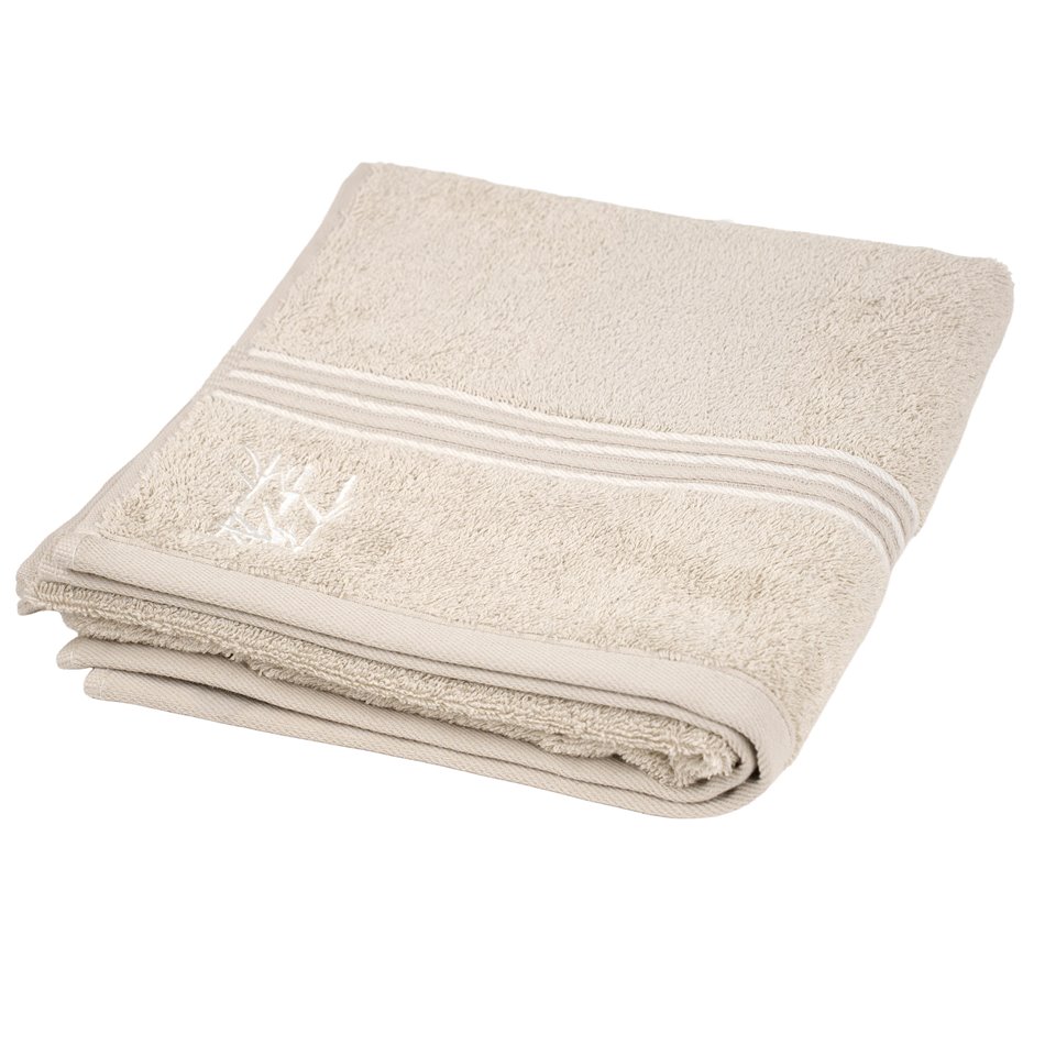 Bamboo towel 50x100, beige, 550g/m2