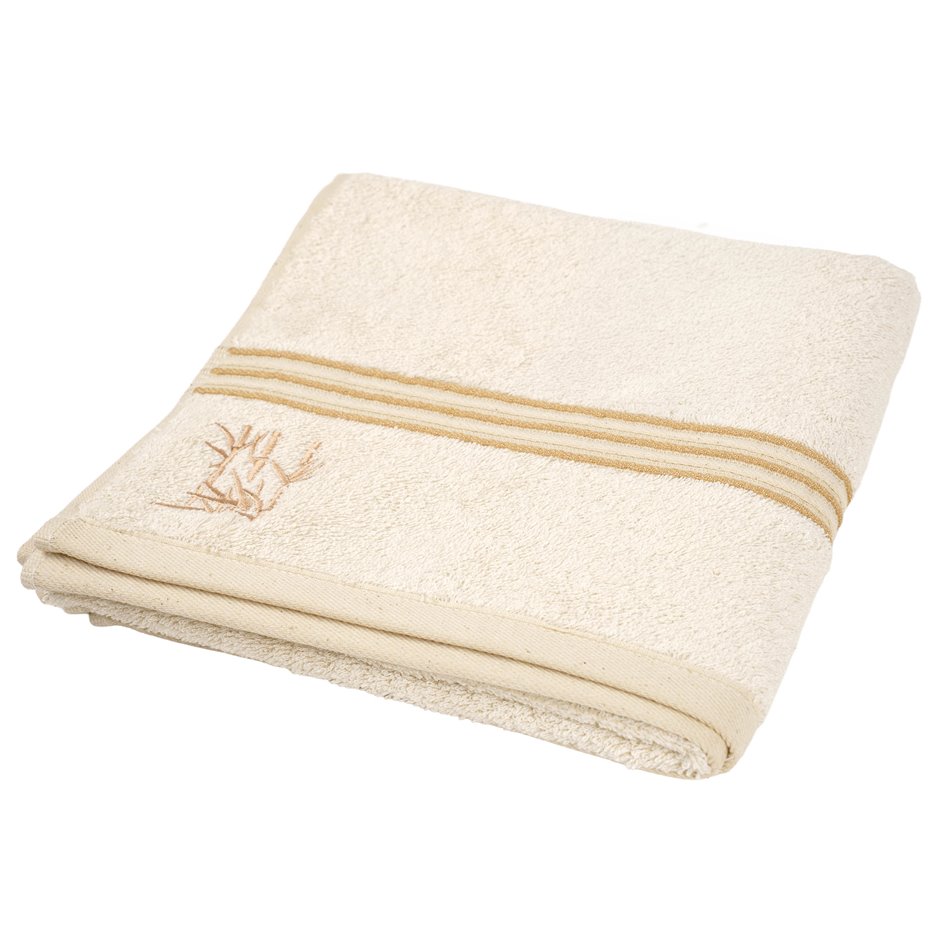 Bamboo towel 50x100, cream color, 550g/m2