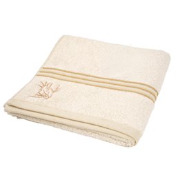Bamboo towel 50x100, cream color, 550g/m2