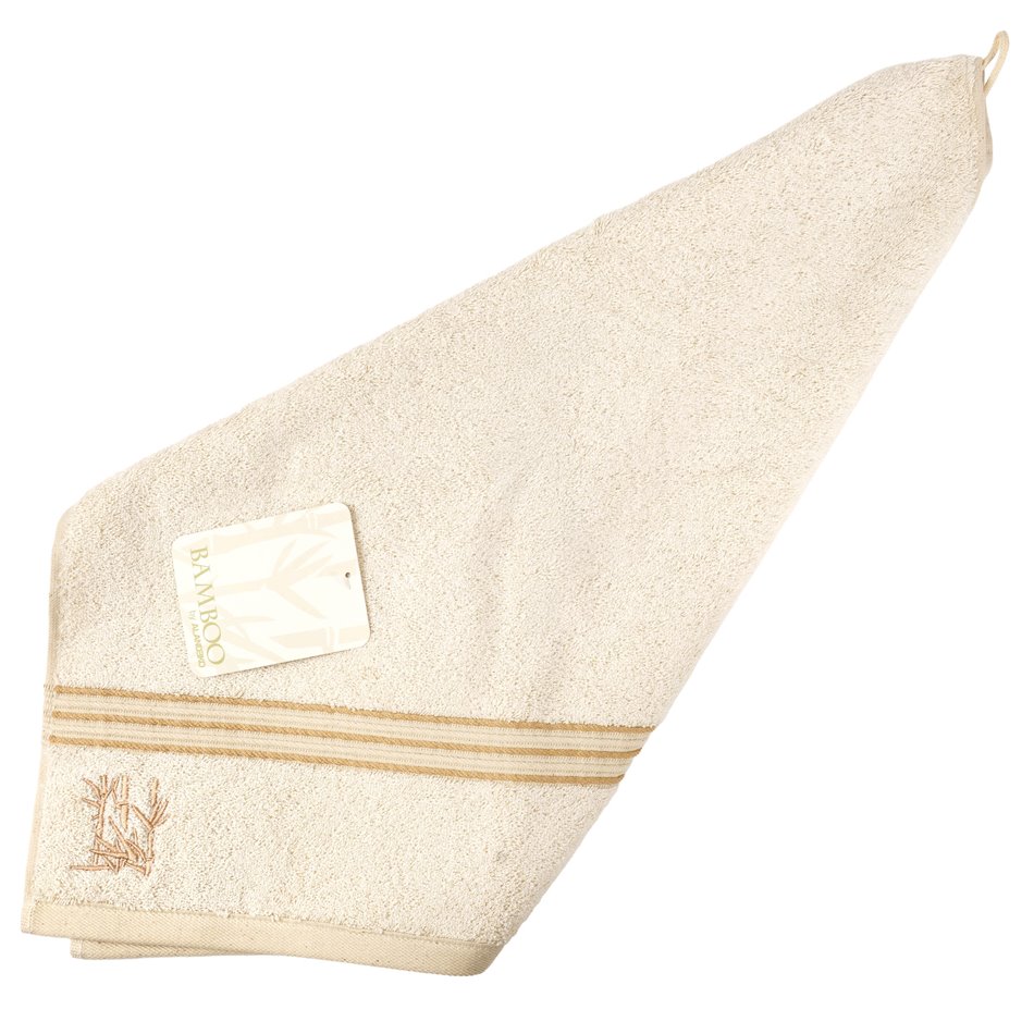 Bamboo towel 50x100, cream color, 550g/m2
