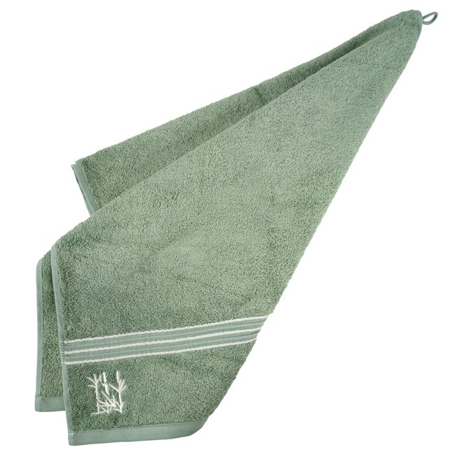 Бамбуковое полотенце 50x100, зеленый, 550g/m2
