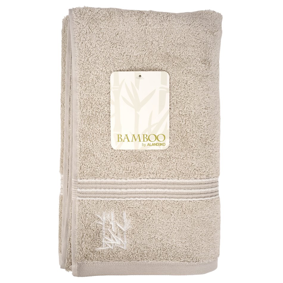 Bamboo towel 70x140, beige, 550g/m2