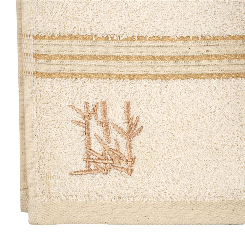 Bamboo towel 70x140, cream color, 550g/m2