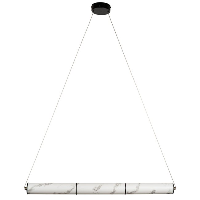 Подвесной светильник Adriano black, черный/золотой цвет, H8x105x8cm, LED 44W, 3000K, 1900lm