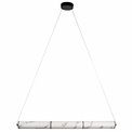 Подвесной светильник Adriano black, черный/золотой цвет, H8x105x8cm, LED 44W, 3000K, 1900lm