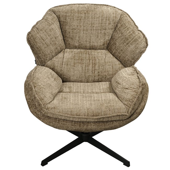 Armchair Veroli, brown, H83x81x77cm
