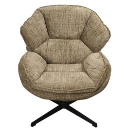 Armchair Veroli, brown, H83x81x77cm