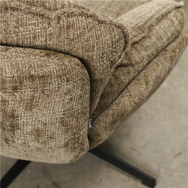 Armchair Veroli, brown, H83x81x77cm