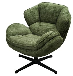 Armchair Veroli, green, H83x81x77cm