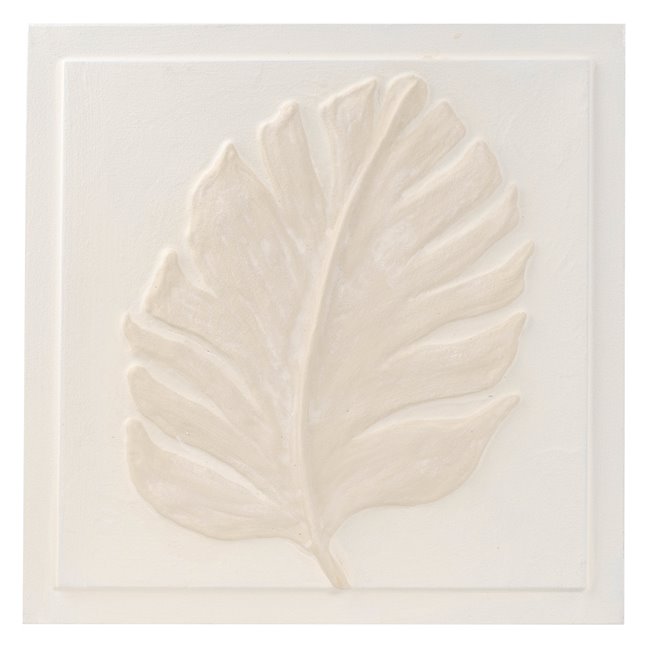 Oil painting Leaf, 40x40cm