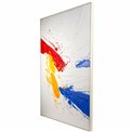 Картина маслом Abstract in red with blue, 100x150cm