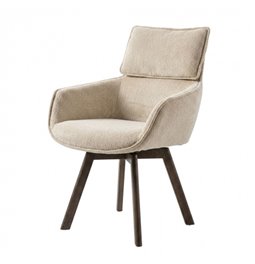 Dining chair Sarre 26, rotatable 360 degrees, H91x64.5x59cm, seat height 49.5cm