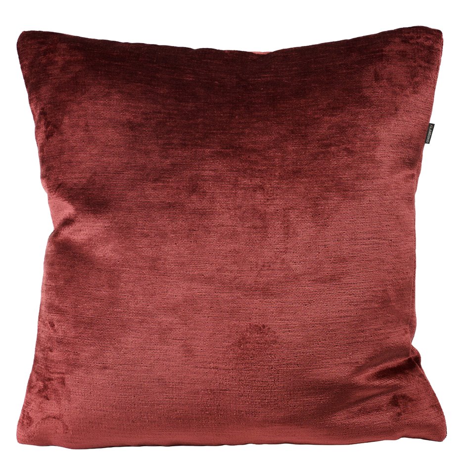 Decorative pillowcase Lotta, dark red, 45x45cm