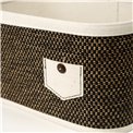 Basket Bear L, bamboo, H16x36x26cm