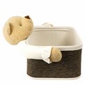 Basket Bear L, bamboo, H16x36x26cm