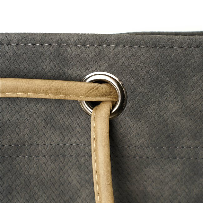 Bag Torija, grey, H50x35x27cm
