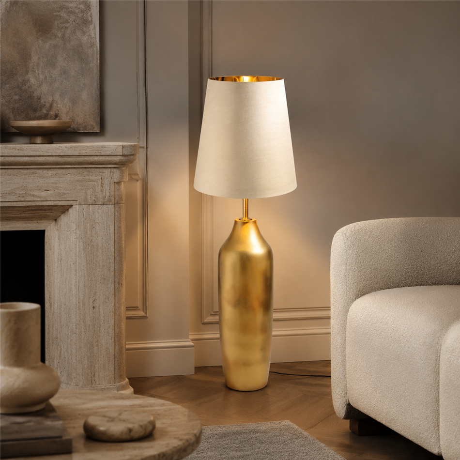 Торшер Narros gold, H125cm, D43.5cm, E27 60W(MAX)