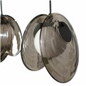 Pendant lamp Ikaria line, black/white, H150x80x20cm, G9x4 15W(MAX)