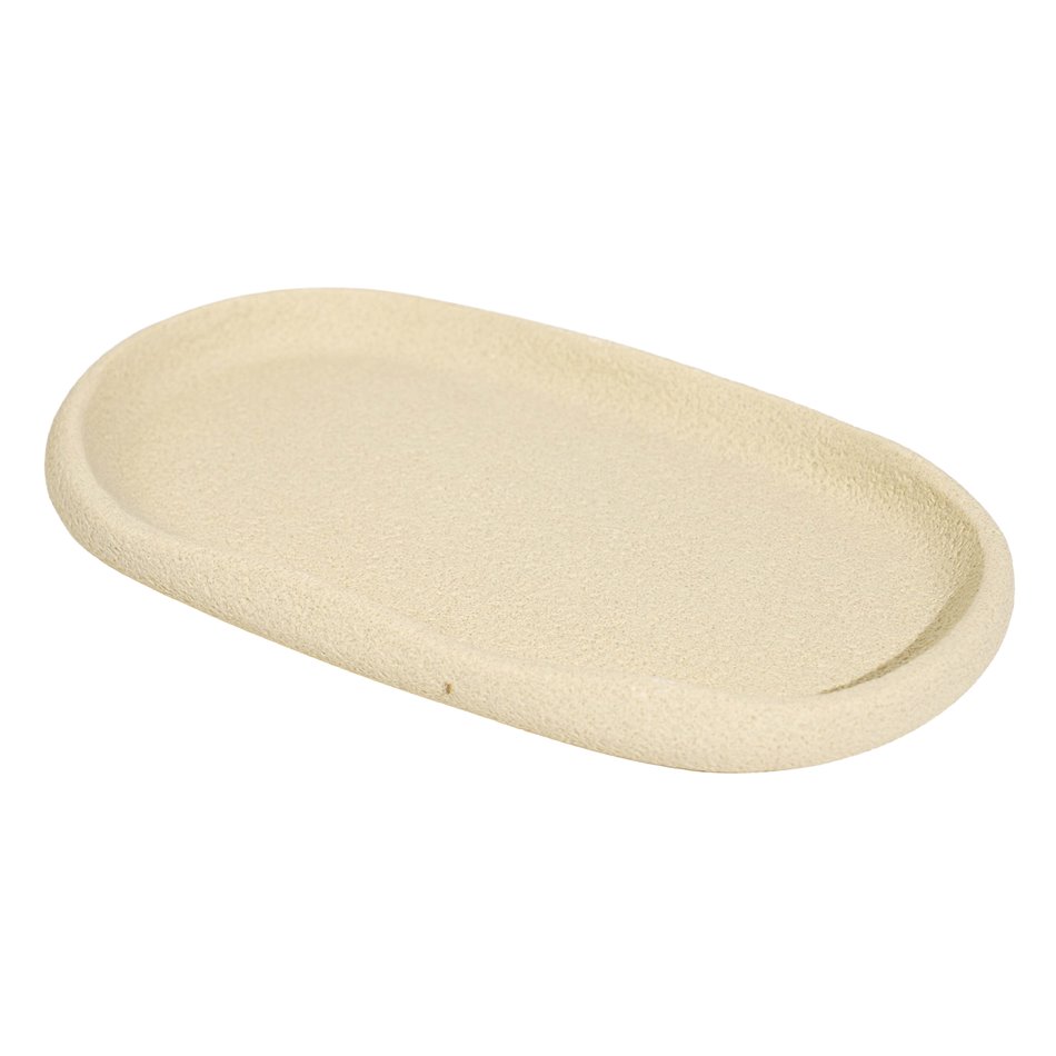 Tray Oleya, beige, 22.6x12.7cm H1.9cm