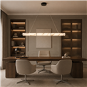 Подвесной светильник Adriano black, H8x105x8cm, LED 44W, 3000K, 1900lm