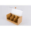 Dėžutė arbatai, 3 skyrių, 22x11x10cm
