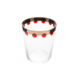 Juice glass Patrik ring, 445 ml, H11x8.5cm