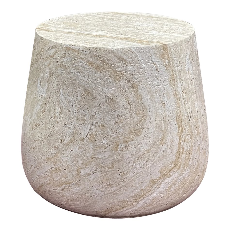 Side table Bonn natural, D47.5cm H41cm